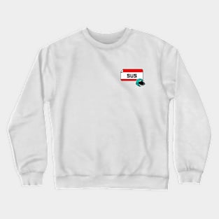 Among Us Sus Sticker Crewneck Sweatshirt